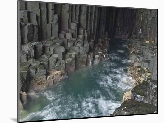 Fingal's Cave, Isle of Staffa, Inner Hebrides, Scotland, United Kingdom, Europe-Mark Harding-Mounted Photographic Print