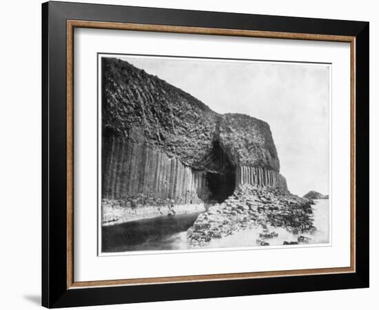 Fingal's Cave, Scotland, Late 19th Century-John L Stoddard-Framed Giclee Print