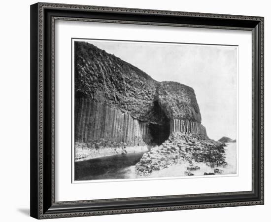 Fingal's Cave, Scotland, Late 19th Century-John L Stoddard-Framed Giclee Print
