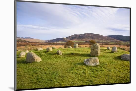 Fingals Cauldron, Machrie Moor stone circles, Isle of Arran, North Ayrshire, Scotland, United Kingd-Gary Cook-Mounted Photographic Print