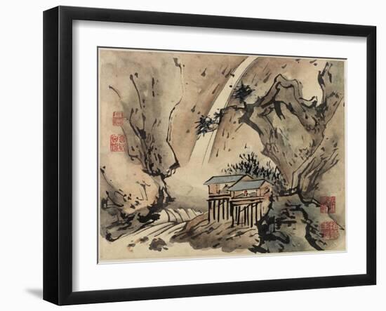 Finger Painting, from an Album of Ten, 1684-Gao Qipei-Framed Giclee Print