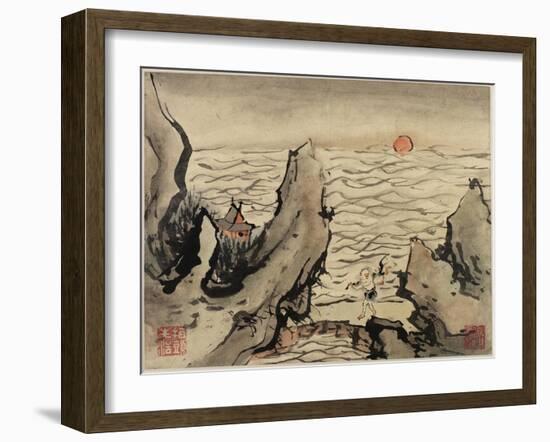 Finger Painting, from an Album of Ten, 1684-Gao Qipei-Framed Giclee Print