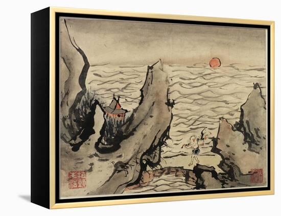 Finger Painting, from an Album of Ten, 1684-Gao Qipei-Framed Premier Image Canvas