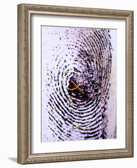 Fingerprint Analysis-Mauro Fermariello-Framed Photographic Print