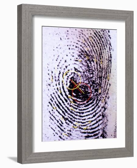 Fingerprint Analysis-Mauro Fermariello-Framed Photographic Print