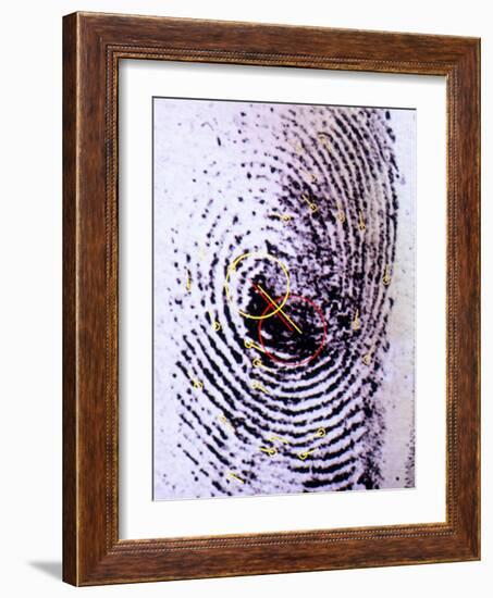 Fingerprint Analysis-Mauro Fermariello-Framed Photographic Print