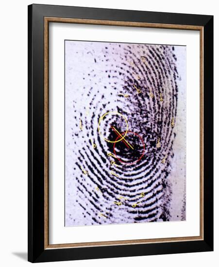 Fingerprint Analysis-Mauro Fermariello-Framed Photographic Print