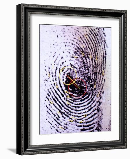 Fingerprint Analysis-Mauro Fermariello-Framed Photographic Print