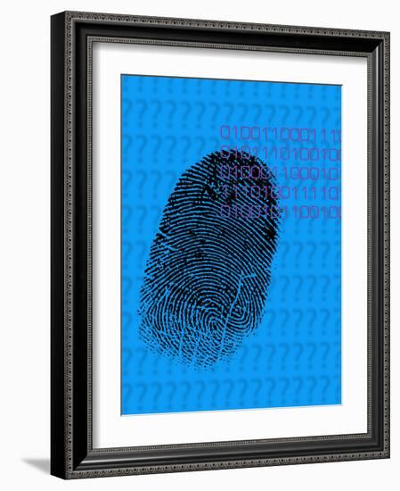 Fingerprint-David Nicholls-Framed Photographic Print