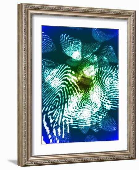 Fingerprints, Computer Artwork-Christian Darkin-Framed Photographic Print