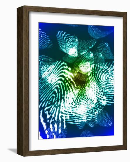 Fingerprints, Computer Artwork-Christian Darkin-Framed Photographic Print