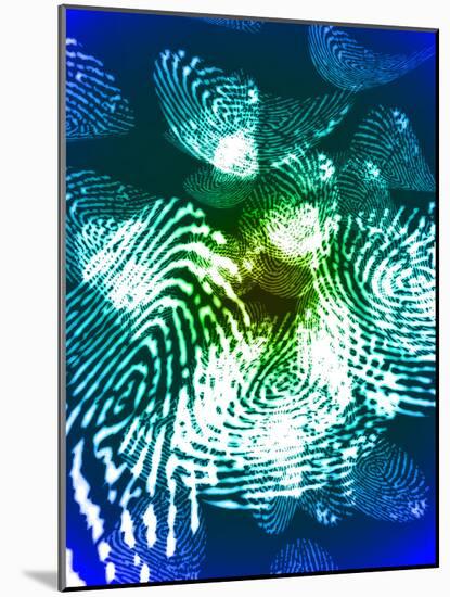 Fingerprints, Computer Artwork-Christian Darkin-Mounted Photographic Print