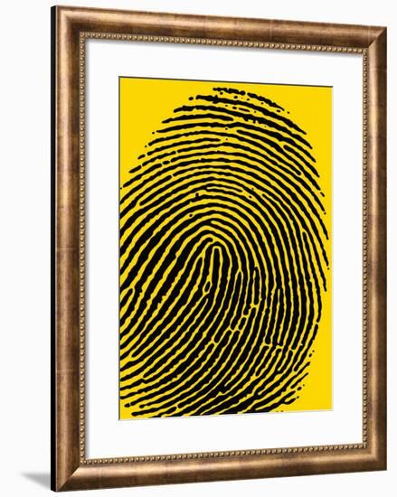 Fingerprints-null-Framed Art Print