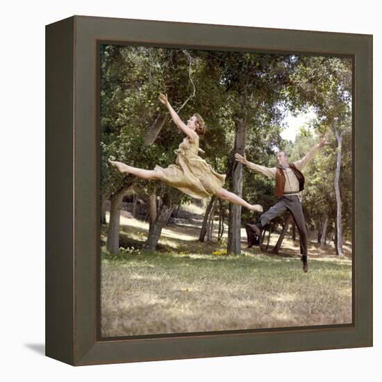 FINIAN'S RAINBOW, 1968 directed by FRANCIS FORD COPPOLA Barbara Hancock and Fred Astaire (photo)-null-Framed Stretched Canvas