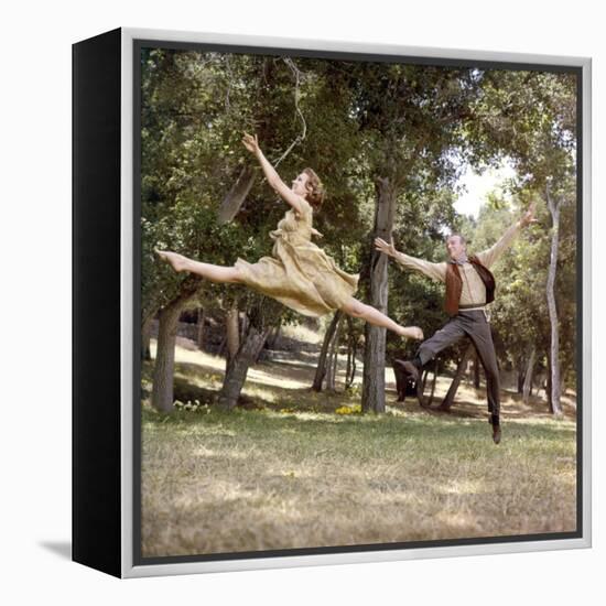 FINIAN'S RAINBOW, 1968 directed by FRANCIS FORD COPPOLA Barbara Hancock and Fred Astaire (photo)-null-Framed Stretched Canvas