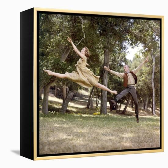 FINIAN'S RAINBOW, 1968 directed by FRANCIS FORD COPPOLA Barbara Hancock and Fred Astaire (photo)-null-Framed Stretched Canvas