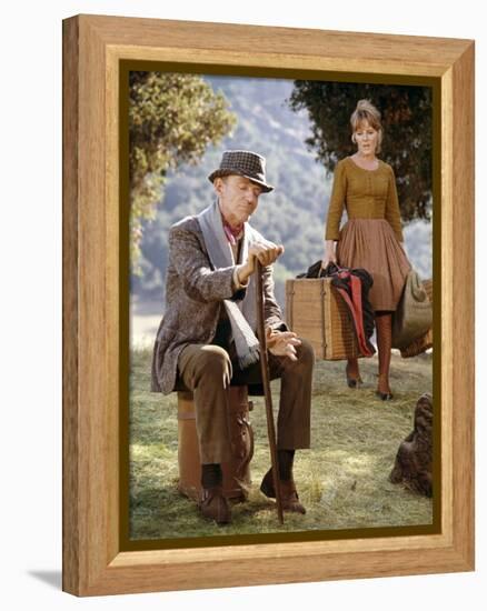 FINIAN'S RAINBOW, 1968 directed by FRANCIS FORD COPPOLA Fred Astaire and Petula Clark (photo)-null-Framed Stretched Canvas