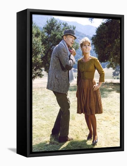 FINIAN'S RAINBOW, 1968 directed by FRANCIS FORD COPPOLA Fred Astaire and Petula Clark (photo)-null-Framed Stretched Canvas