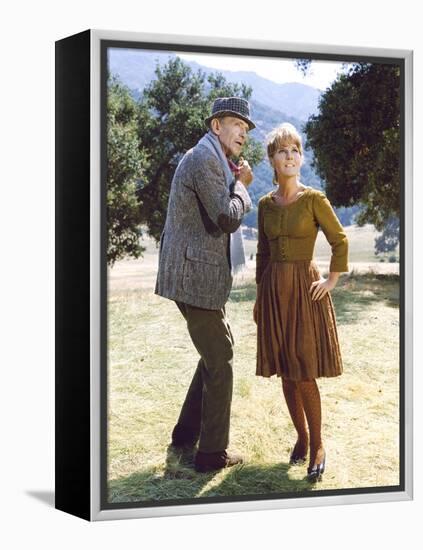 FINIAN'S RAINBOW, 1968 directed by FRANCIS FORD COPPOLA Fred Astaire and Petula Clark (photo)-null-Framed Stretched Canvas