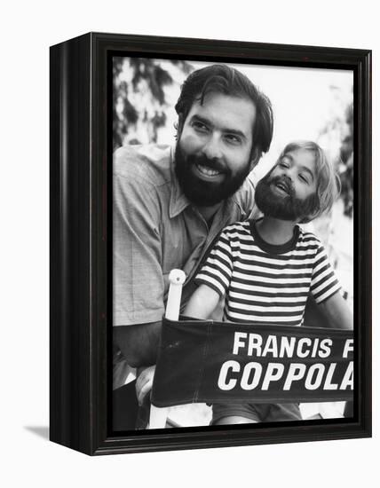 FINIAN'S RAINBOW, 1968 directed by FRANCIS FORD COPPOLA On the set, Francis Ford Coppola (b/w photo-null-Framed Stretched Canvas