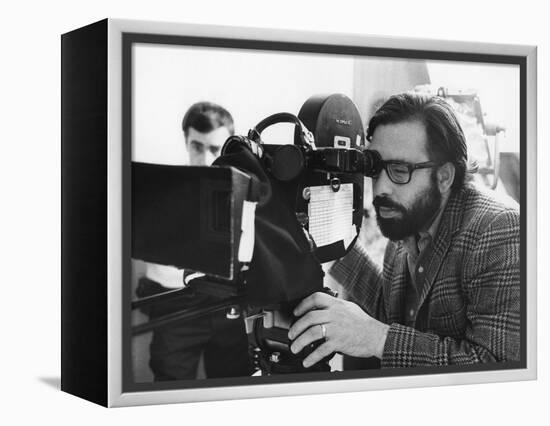 FINIAN'S RAINBOW, 1968 directed by FRANCIS FORD COPPOLA On the set, Francis Ford Coppola behind the-null-Framed Stretched Canvas