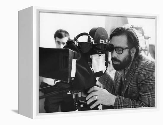 FINIAN'S RAINBOW, 1968 directed by FRANCIS FORD COPPOLA On the set, Francis Ford Coppola behind the-null-Framed Stretched Canvas
