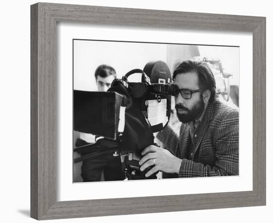 FINIAN'S RAINBOW, 1968 directed by FRANCIS FORD COPPOLA On the set, Francis Ford Coppola behind the-null-Framed Photo