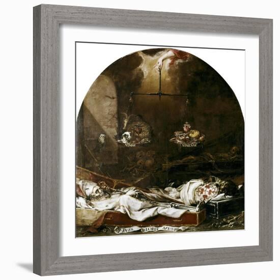 Finis Gloriae Mundi-Juan de Valdes Leal-Framed Art Print