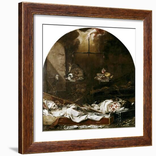 Finis Gloriae Mundi-Juan de Valdes Leal-Framed Art Print