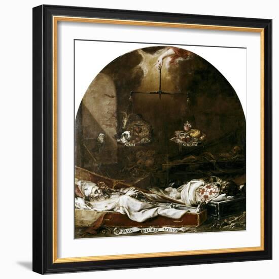 Finis Gloriae Mundi-Juan de Valdes Leal-Framed Art Print