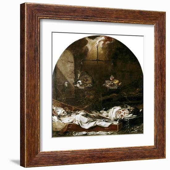 Finis Gloriae Mundi-Juan de Valdes Leal-Framed Art Print