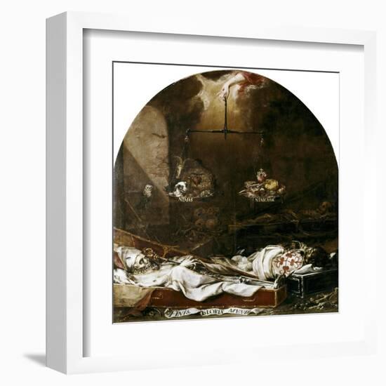 Finis Gloriae Mundi-Juan de Valdes Leal-Framed Art Print
