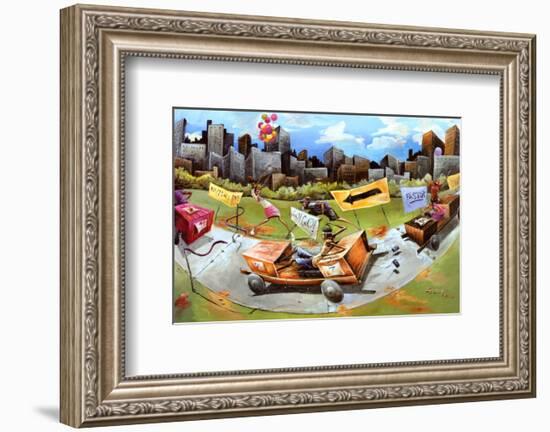 Finish Line-Frank Morrison-Framed Art Print