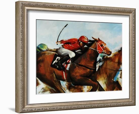 Finish Line-Sydney Edmunds-Framed Giclee Print