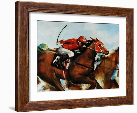 Finish Line-Sydney Edmunds-Framed Giclee Print