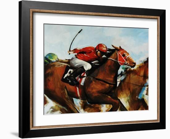 Finish Line-Sydney Edmunds-Framed Giclee Print