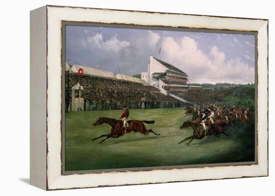 Finish of the Derby in 1865 (Won by Gladiator, Owned by the Count of Legrange)-Henry Thomas Alken-Framed Premier Image Canvas