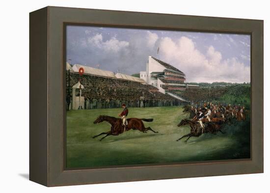 Finish of the Derby in 1865 (Won by Gladiator, Owned by the Count of Legrange)-Henry Thomas Alken-Framed Premier Image Canvas