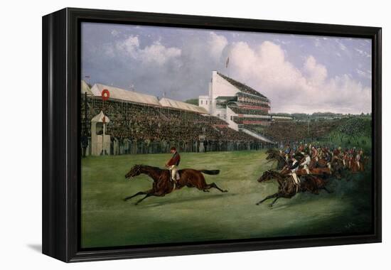 Finish of the Derby in 1865 (Won by Gladiator, Owned by the Count of Legrange)-Henry Thomas Alken-Framed Premier Image Canvas