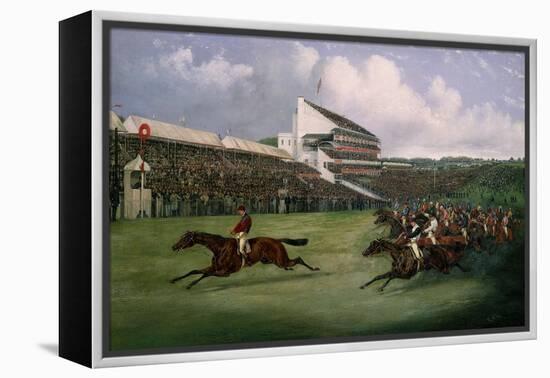 Finish of the Derby in 1865 (Won by Gladiator, Owned by the Count of Legrange)-Henry Thomas Alken-Framed Premier Image Canvas