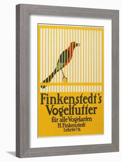 Finkenstedt's Birdseed Poster-null-Framed Giclee Print
