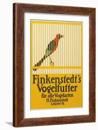 Finkenstedt's Birdseed Poster-null-Framed Giclee Print