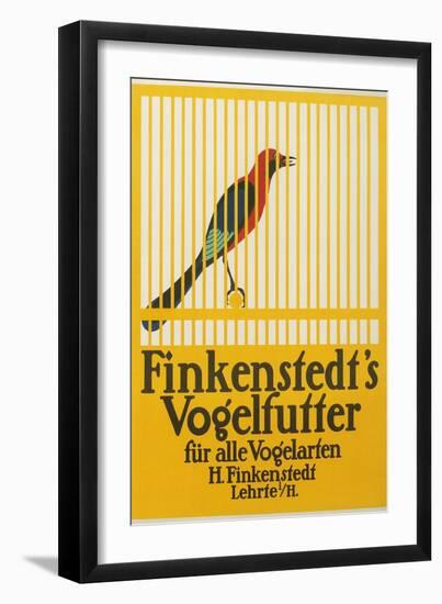 Finkenstedt's Birdseed Poster-null-Framed Giclee Print