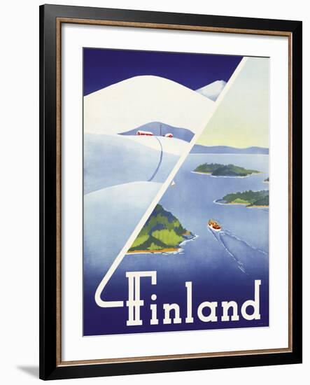 Finland - Summer and Winter in Finland-Erkki Hölttä-Framed Giclee Print