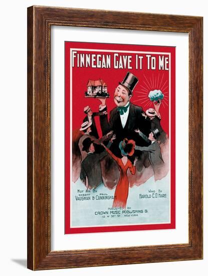 Finnegan Gave It To Me-null-Framed Art Print