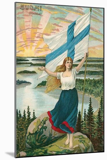 Finnish Belle-null-Mounted Art Print