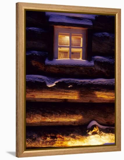 Finnish's Window, Lapland, Finland-Daisy Gilardini-Framed Premier Image Canvas