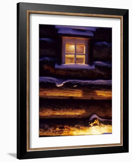 Finnish's Window, Lapland, Finland-Daisy Gilardini-Framed Photographic Print