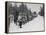 Finnish Soldiers Lining Up in the Snow During War with Russia-Carl Mydans-Framed Premier Image Canvas