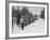 Finnish Soldiers Lining Up in the Snow During War with Russia-Carl Mydans-Framed Premium Photographic Print